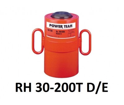 Vérin hydraulique polvalent 30 à 200 Tonnes DE type RH