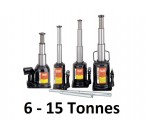 Cric bouteille télescopique grande course 6 à 15 Tonnes - MC GENERALE HYDRAULIQUE