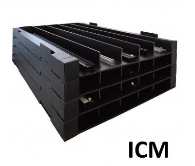 Plateau antistatique compartimenté 10-ICM