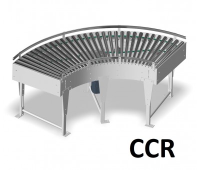 Convoyeur courbe à rouleaux motorisés CCR