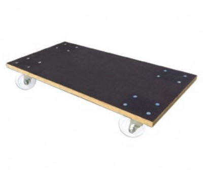 Chariot plateau roulant en bois 350 kg