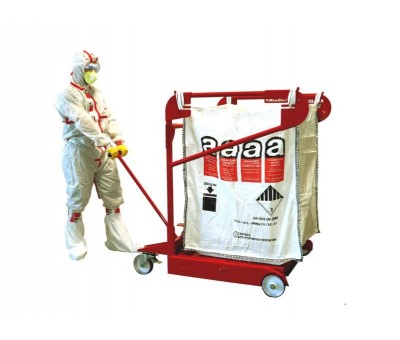 Chariot de transport pour big bag amiante