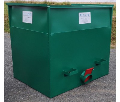 Trémie de stockage ventilée par cône perforé