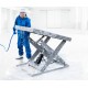 Table élévatrice inox alimentaire brevetée - nettoyage facile