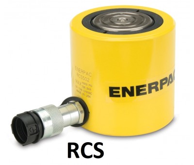 Vérin hydraulique extra-plat simple effet 10 à 90 Tonnes RCS