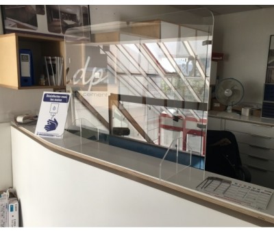 Ecran de protection transparent plexiglass