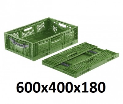 Bac repliable gerbable PP 600x400x180