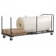 Chariot extensible pour charge longue