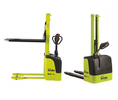 Gerbeur électrique compact 1000 kg à mise à niveau automatique