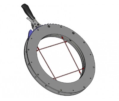 Vanne à câbles universelle pour vidange de big bag