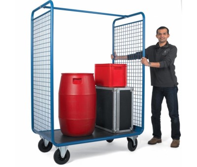 Chariot grande hauteur PROMAX - 2 cotés grillagés