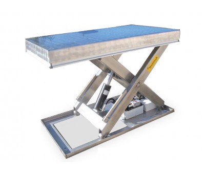 Table élévatrice ergonomique inox 500-2000 kg