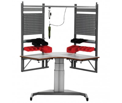 Poste de travail ergonomique motorisé Méga Flex