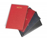 Protège menu pvc-simili cuir personnalisable - MANUDO