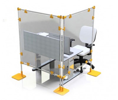 Ecran polycarbonate de protection Covid-19
