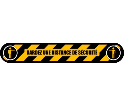 Devis Signalisation au sol : Gardez une distance de sécurité