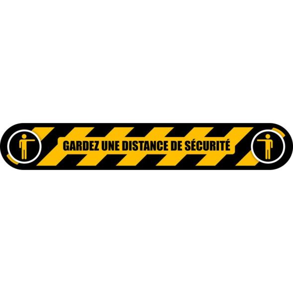 Devis Signalisation au sol : Gardez une distance de sécurité