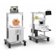 Desserte medicale roulante pour appareils de mesure