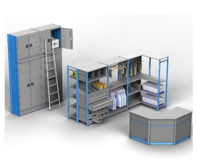 Rayonnage métallique universel polyvalent ST 30