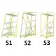Rayonnage Kanban à tablettes inclinées 8003
