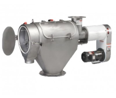 Tamis rotatif centrifuge pour circuit gravitaire ou pneumatique