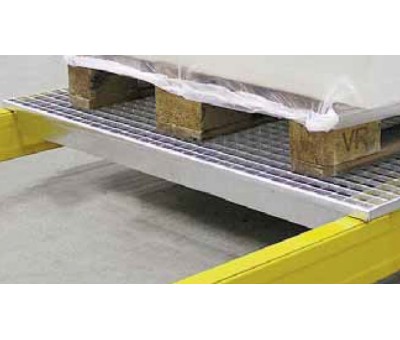 Plancher pour rack en caillebotis métallique