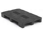 Palette plastique 1200x800 mm medium plateau plein - BAC-LAND PACK