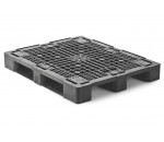 Palette plastique medium 1200x1000 mm - 3 semelles - BAC-LAND PACK