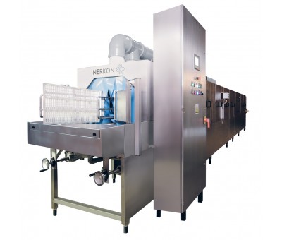 Tunnel de lavage multiformat pour emballages et moules
