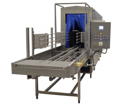 Laveuse de fûts en continu modulaire