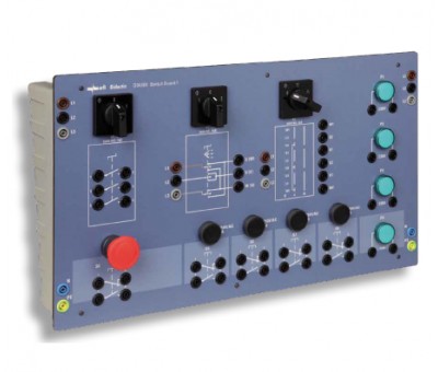 Module didactique de commutation manuelle en circuits triphasés