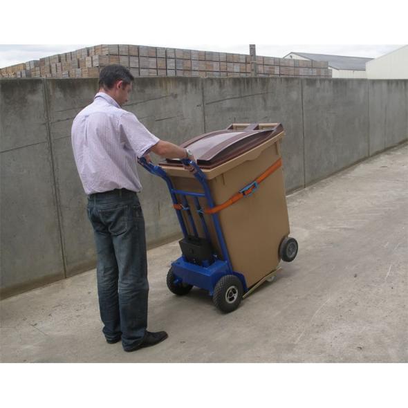 Diable motorisé pour conteneur poubelle