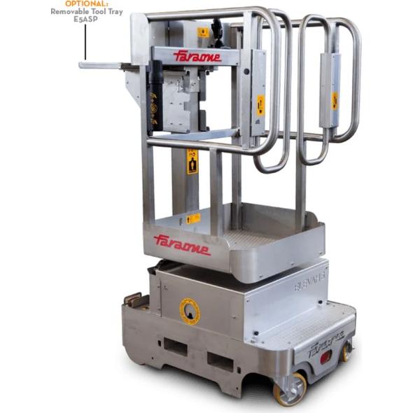 Achat Nacelle inox automotrice 5m pour milieu alimentaire