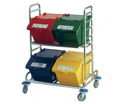 Achat Box plastique de tri des déchets à ouverture frontale