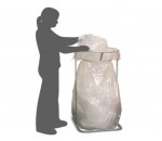 Support de sac pour collecte de films plastique et DIB - RECYCLEOFFICE