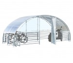 Abri cycles fermé extensible en acier - RECYCLEOFFICE