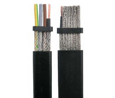 Câble plat blindé gaine néoprène  NGFLCGOU-J