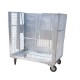 Conteneur grillagé sur roues - grand volume