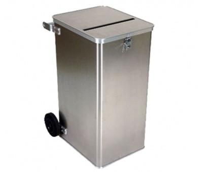 Collecteur roulant sécurisé 2 roues 240 litres