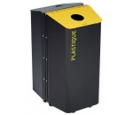 Corbeille aluminium de tri des déchets KOLOTRI - RECYCLEOFFICE