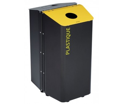 Corbeille aluminium de tri des déchets KOLOTRI