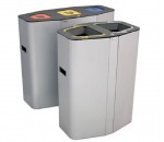 Collecteur de tri sélectif en métal MUNICH - RECYCLEOFFICE