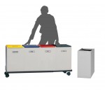 Conteneur de tri des déchets modulable - RECYCLEOFFICE
