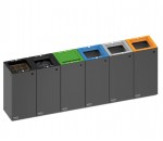 Station de tri de déchets modulable QUADRAPOLE - RECYCLEOFFICE