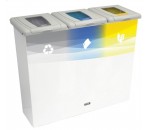 Collecteur à déchets modulable à couvercle OPORTO - RECYCLEOFFICE