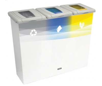 Collecteur à déchets modulable à couvercle OPORTO