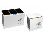 Corbeille de collecte sélective LUNA - RECYCLEOFFICE