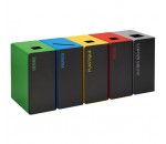 Borne de tri sélectif CUBATRI - RECYCLEOFFICE