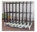 Pupitre à rouleaux pour châssis de porte et panneaux - MANUBOB INDUSTRIE