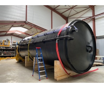 Cuve de stockage cylindrique plastique jusqu'à 50 m3